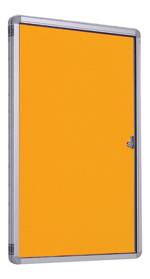 Tamperproof Fire Rated Noticeboard in Gold